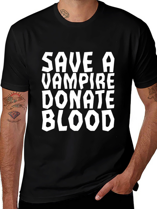 Save a Vampire Donate Blood Graphic Tee