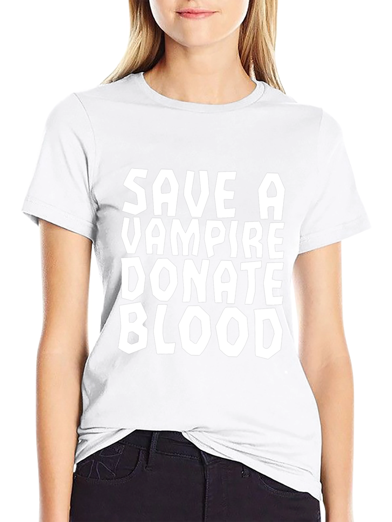 Save a Vampire Donate Blood Graphic Tee