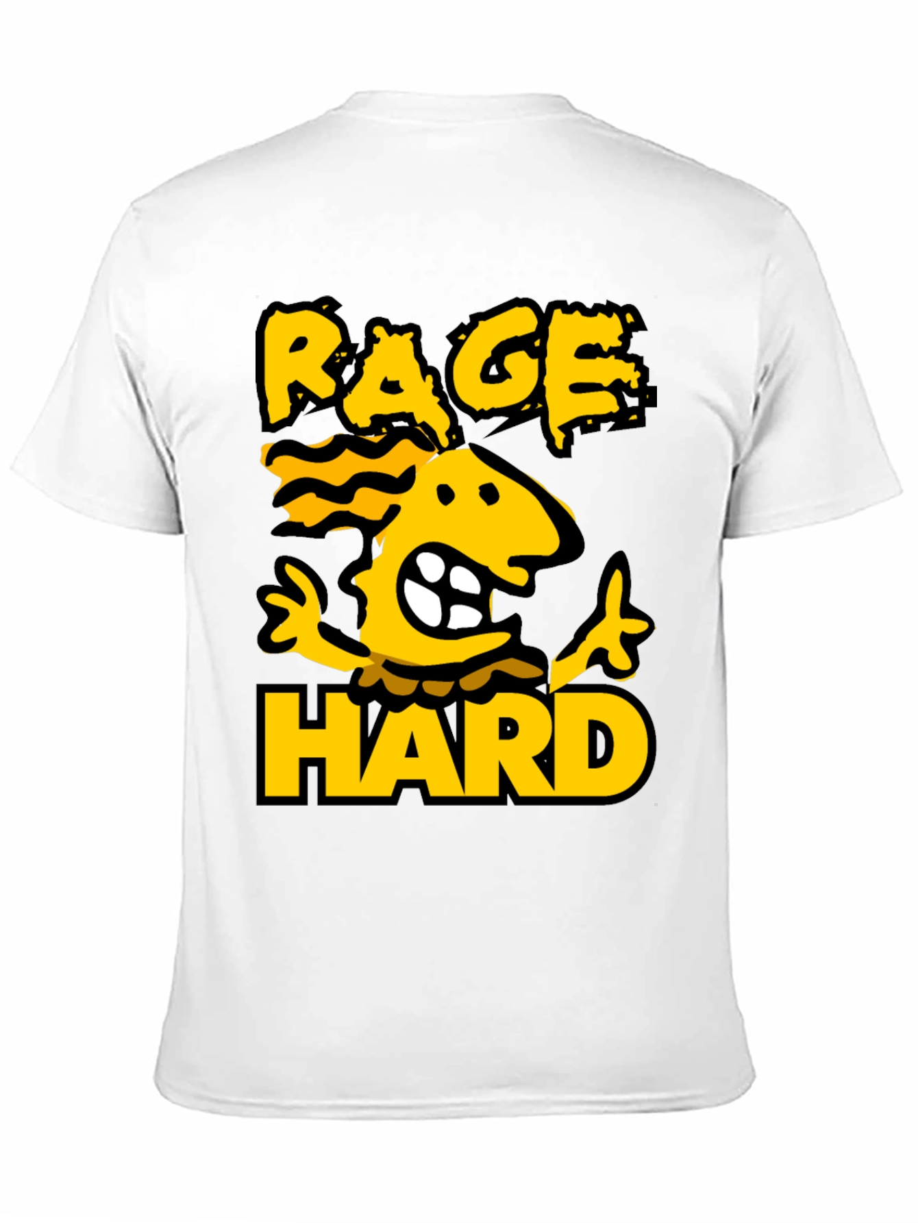 Rage Hard Black Graphic Tee