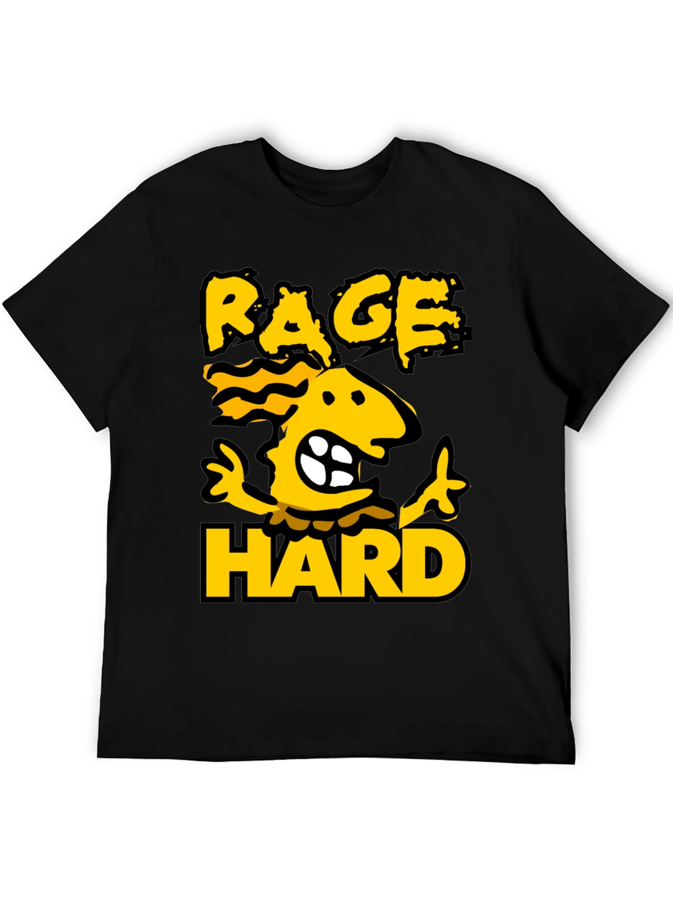 Rage Hard Black Graphic Tee