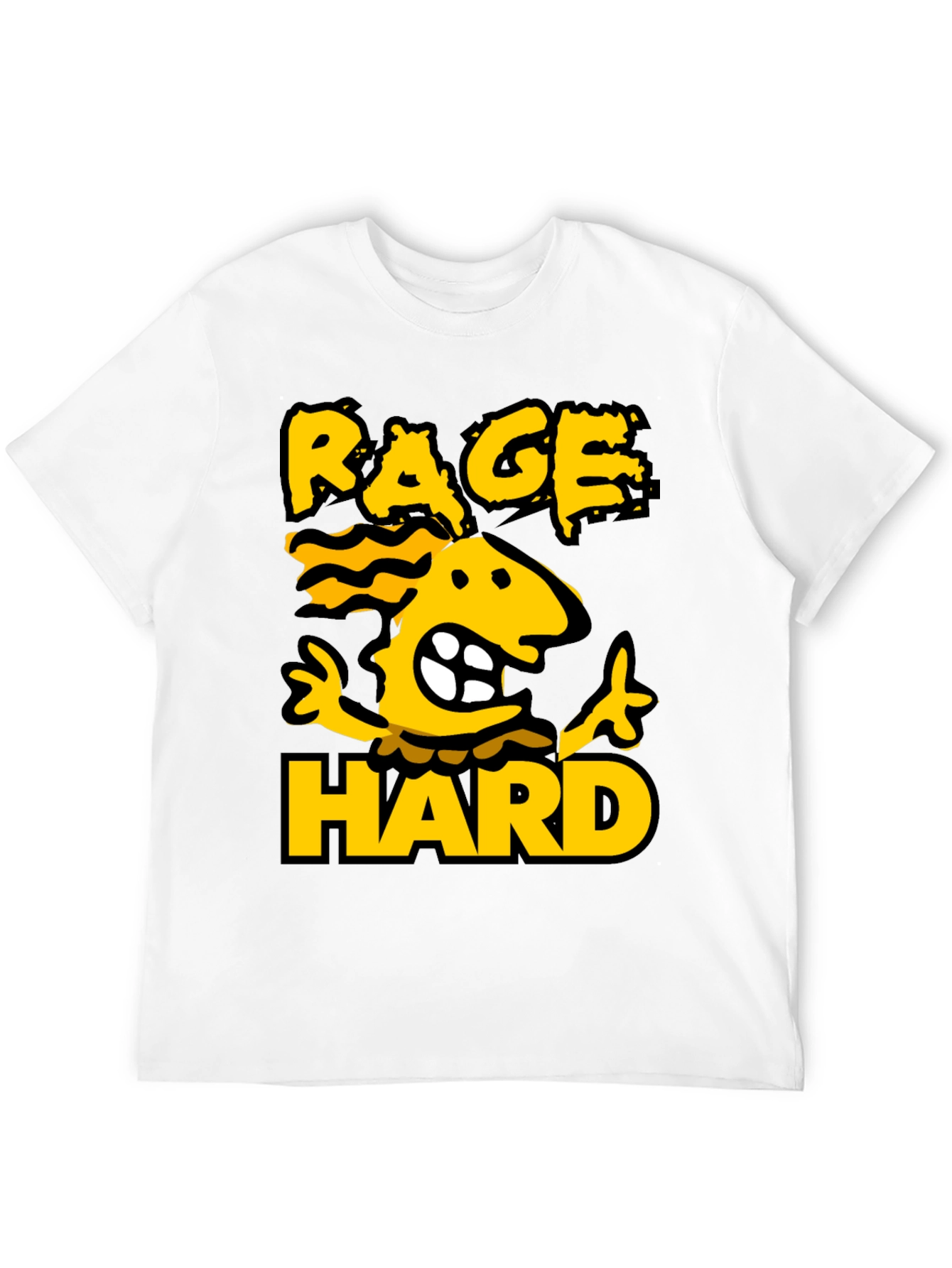 Rage Hard Black Graphic Tee