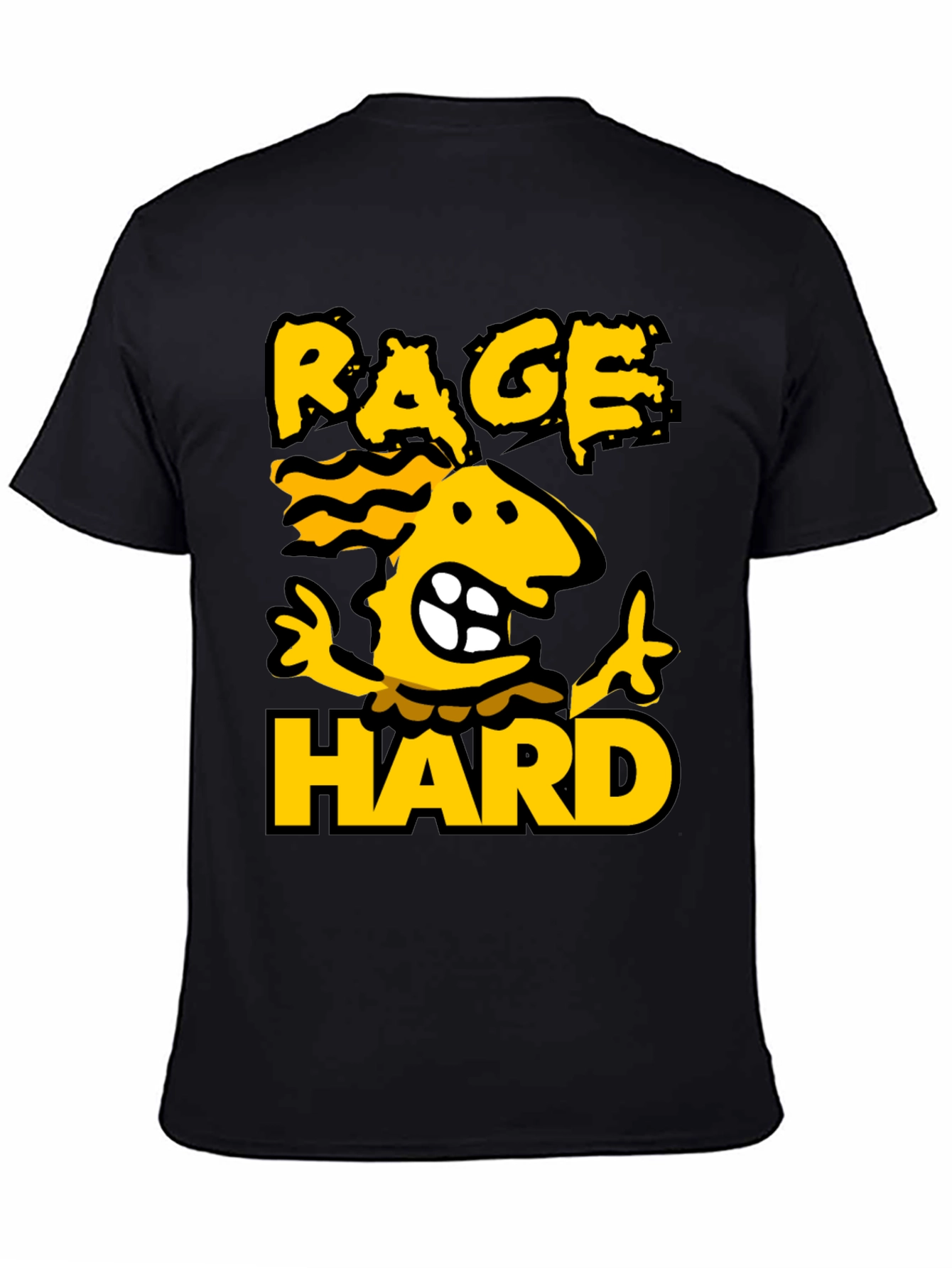 Rage Hard Black Graphic Tee
