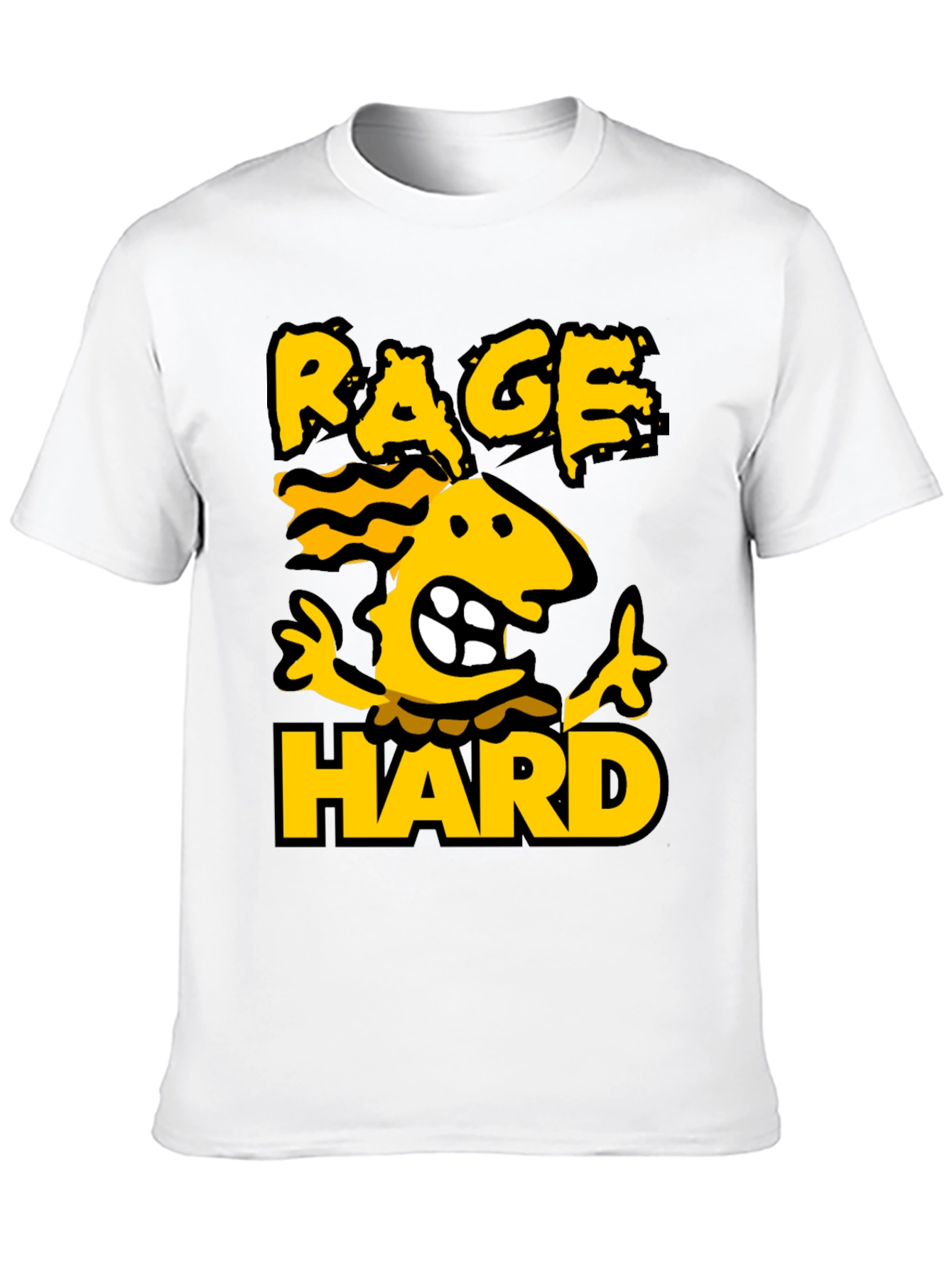 Rage Hard Black Graphic Tee