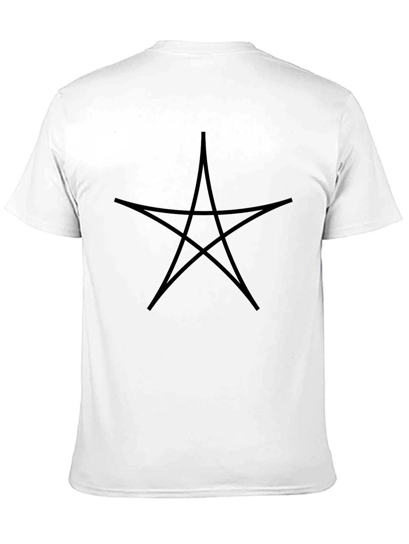 Occult Star Graphic Tee - Black Cotton Blend