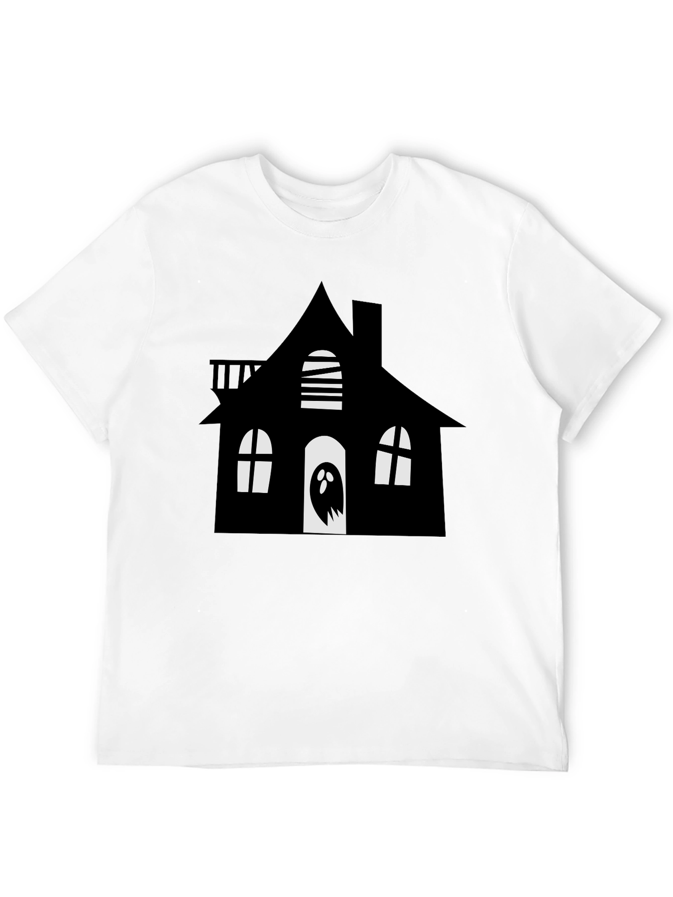 Spooky House Graphic Tee - Halloween Edition