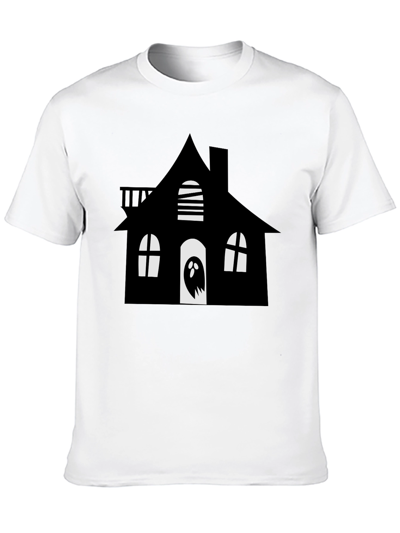 Spooky House Graphic Tee - Halloween Edition
