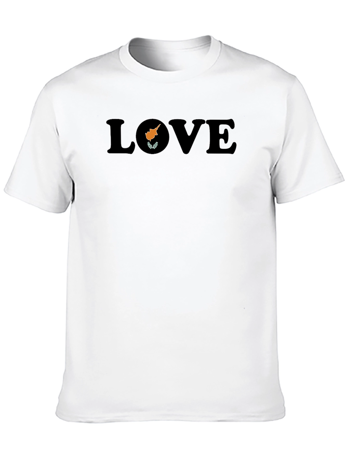 Love Cyprus T-Shirt - Black Graphic Tee
