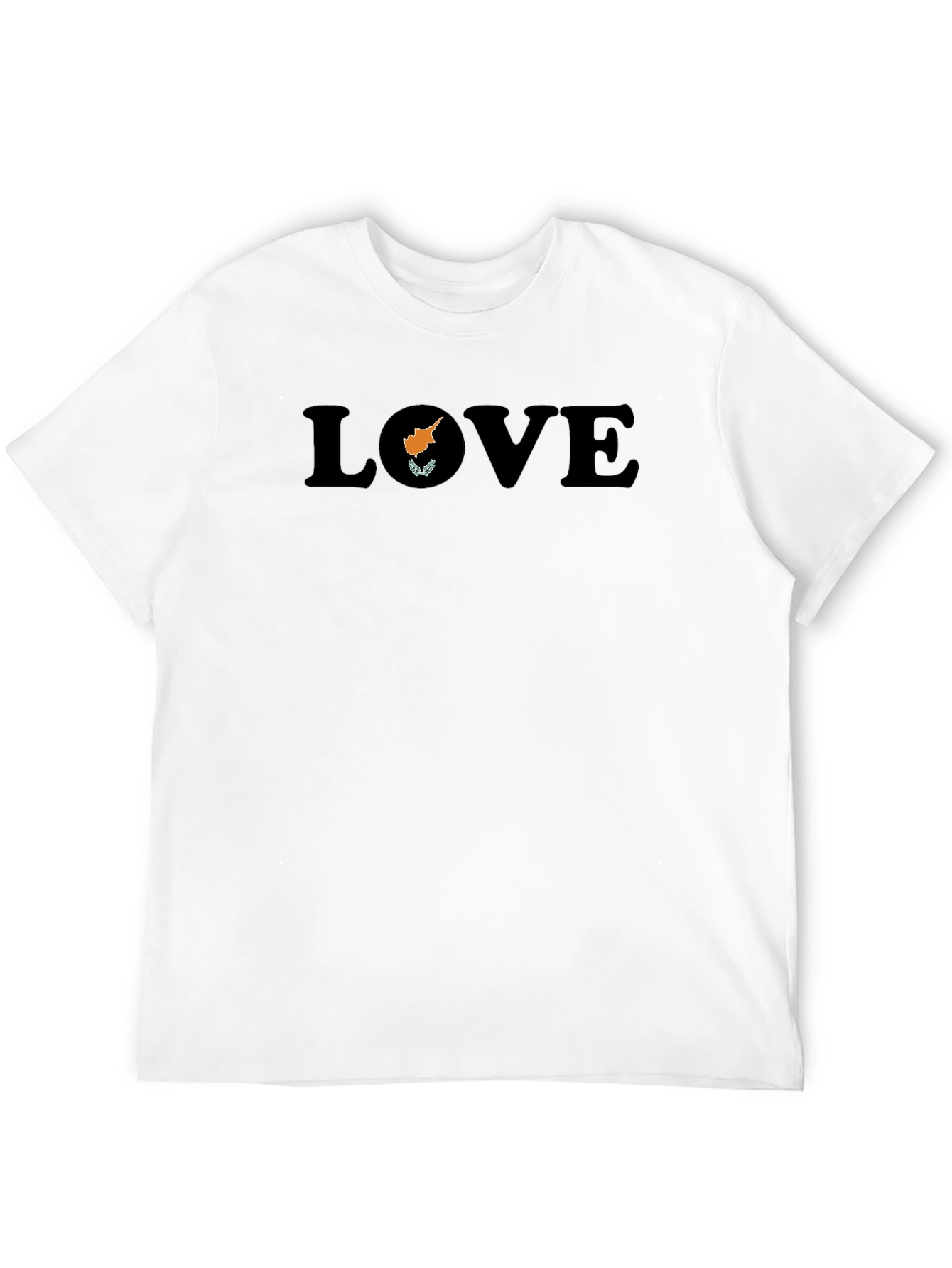 Love Cyprus T-Shirt - Black Graphic Tee