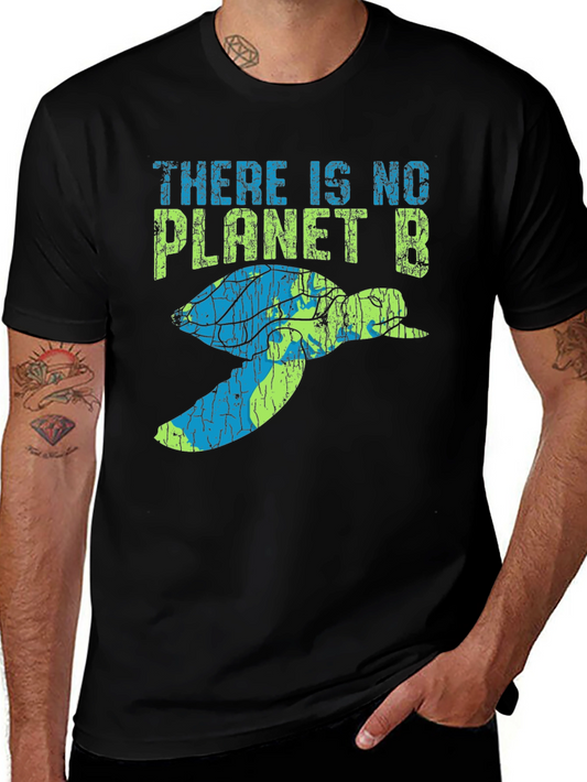 Eco-Friendly No Planet B Turtle Graphic Tee