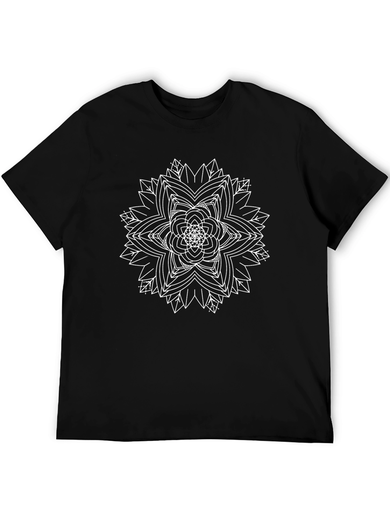 Geometric Mandala T-Shirt - Modern Graphic Tee