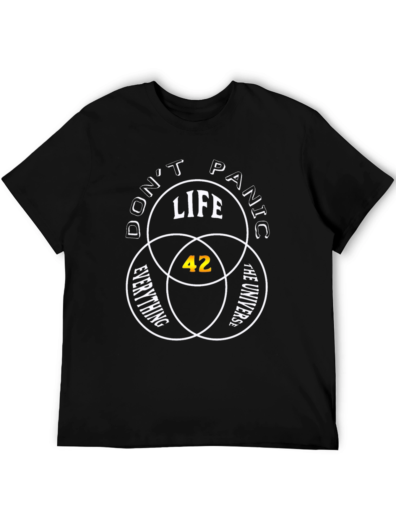 Dont Panic: Life The Universe Everything T-Shirt