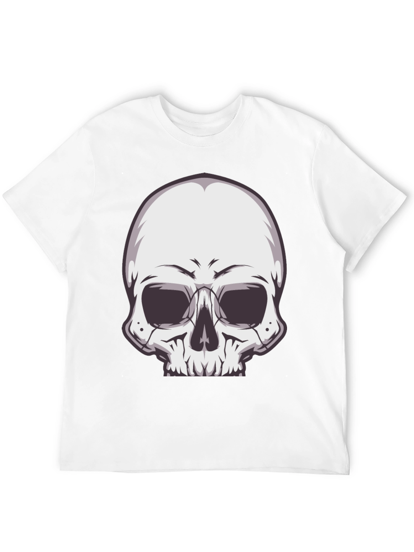 Skull Graphic Tee - Stylish Black T-Shirt