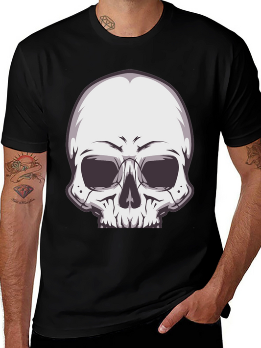 Skull Graphic Tee - Stylish Black T-Shirt