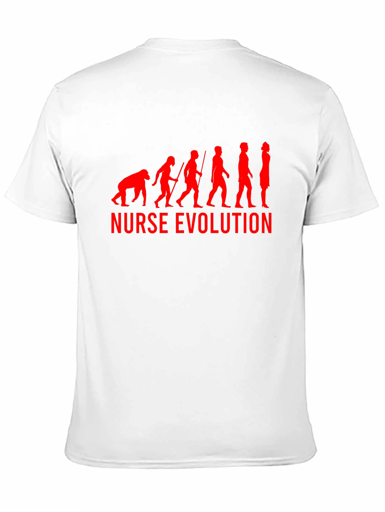 Nurse Evolution Graphic T-Shirt - Black Cotton Tee