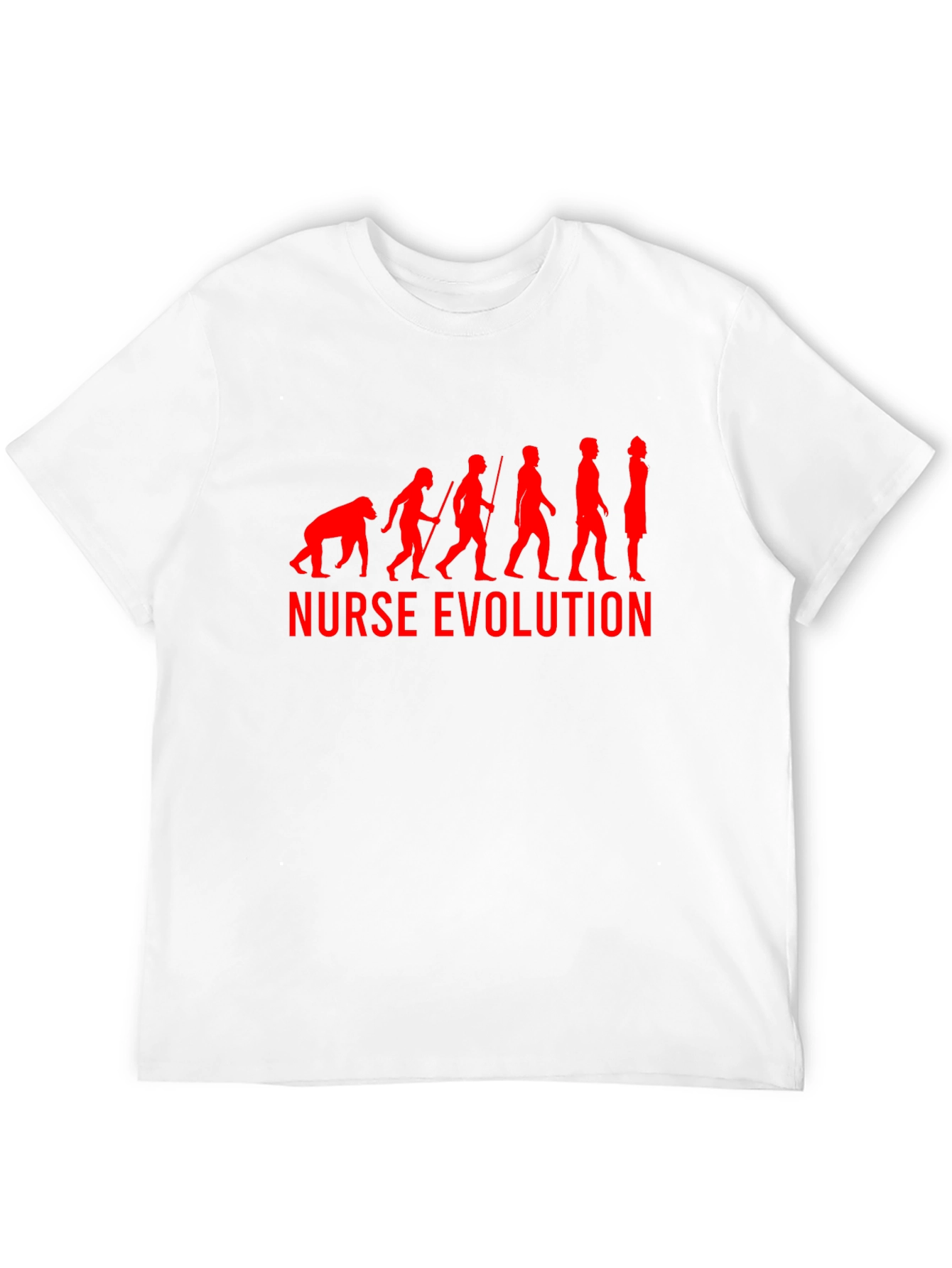 Nurse Evolution Graphic T-Shirt - Black Cotton Tee