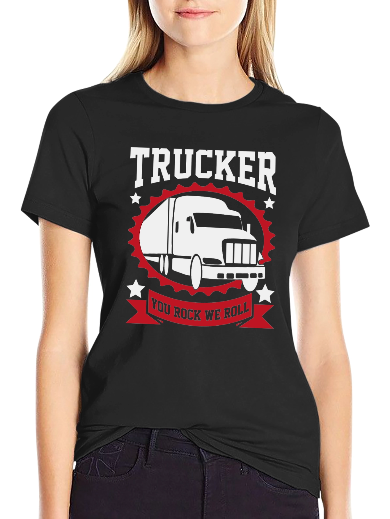 Trucker T-Shirt - You Rock We Roll