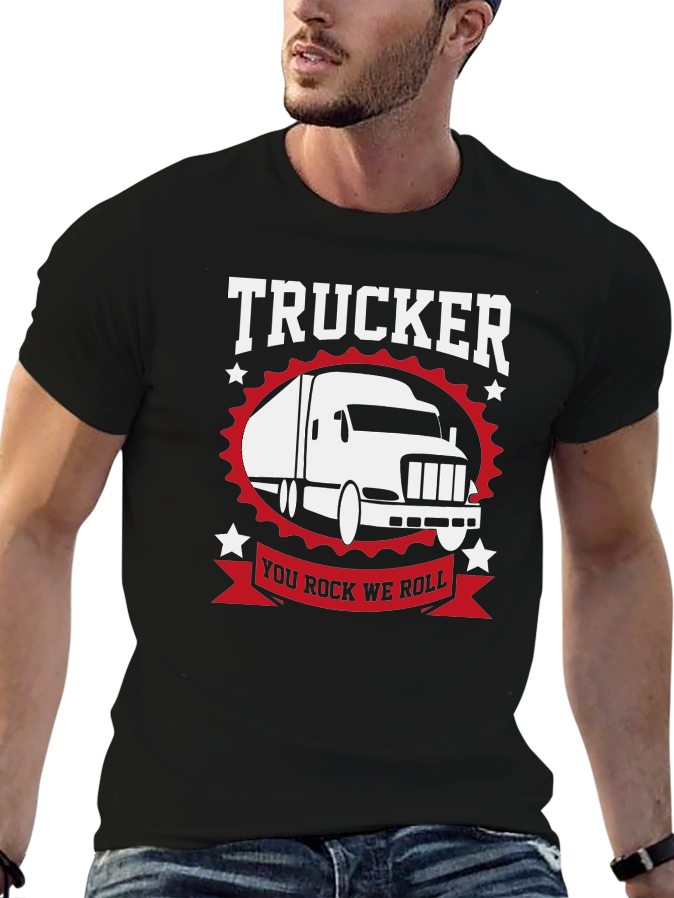 Trucker T-Shirt - You Rock We Roll