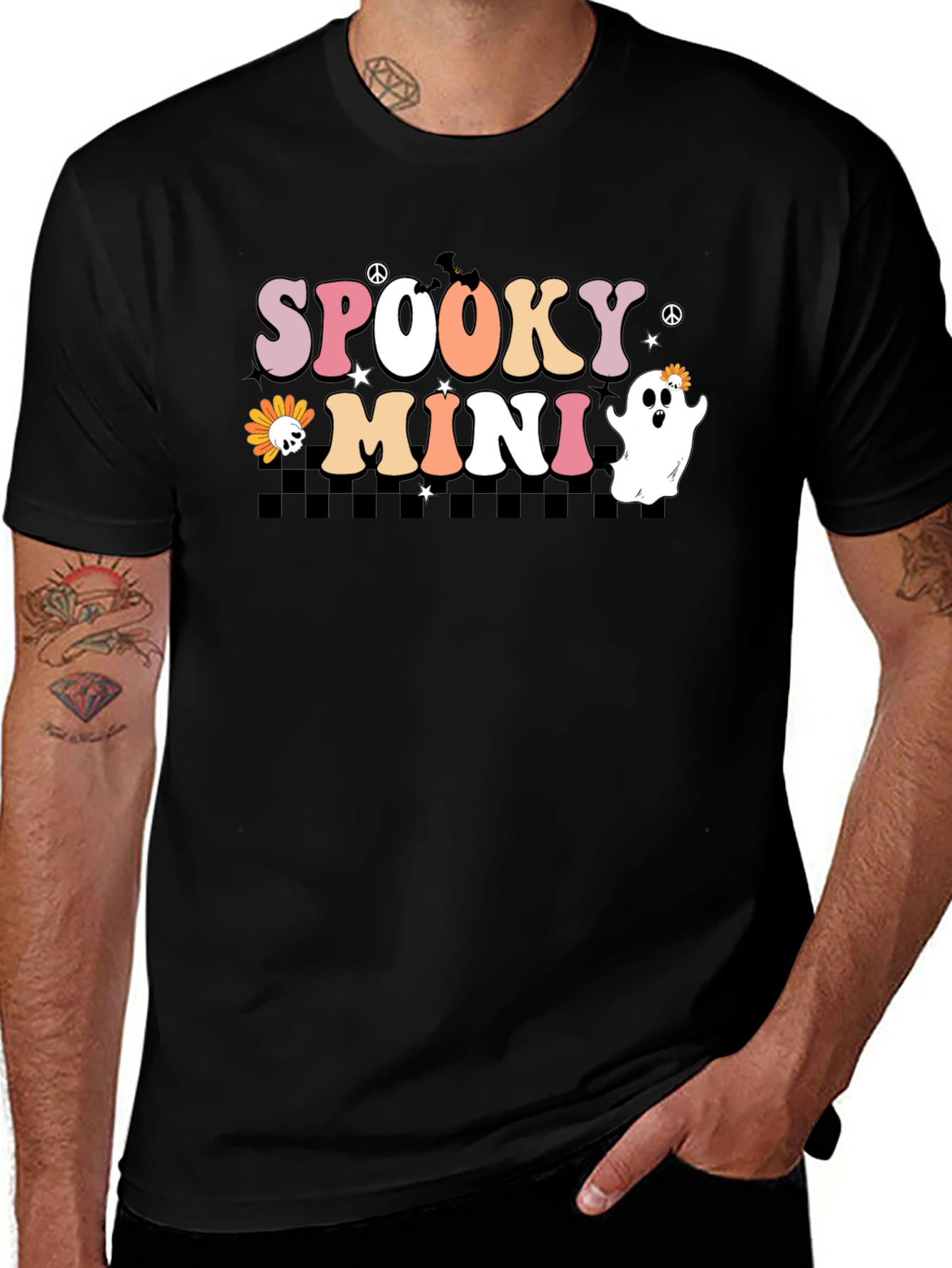 Spooky Mini Graphic Tee - Halloween Shirt