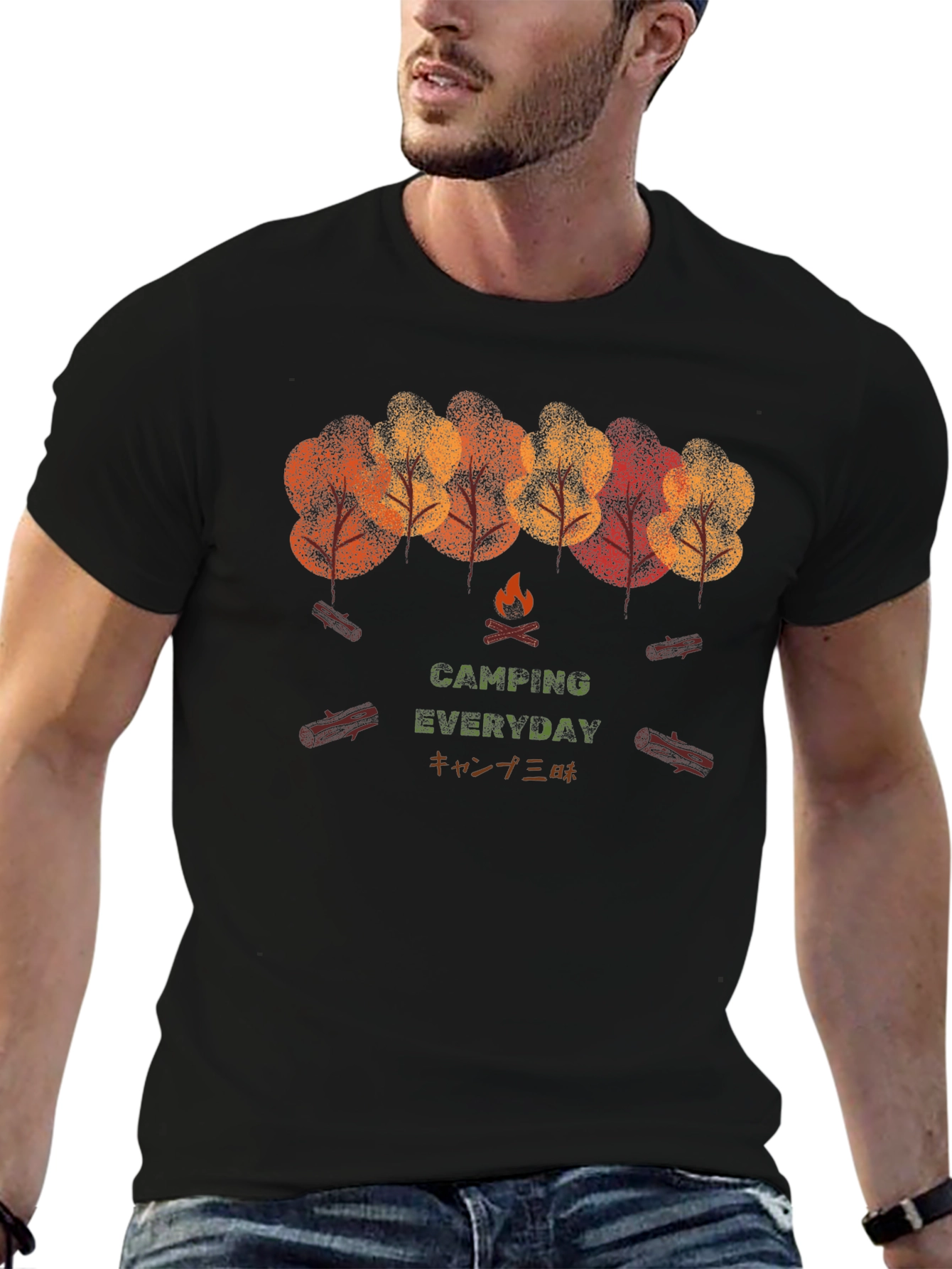 Camping Everyday Graphic Tee