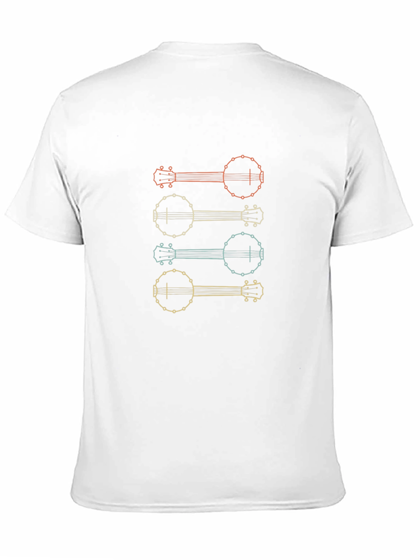 Retro Banjo Graphic Tee - Musical Instrument T-Shirt