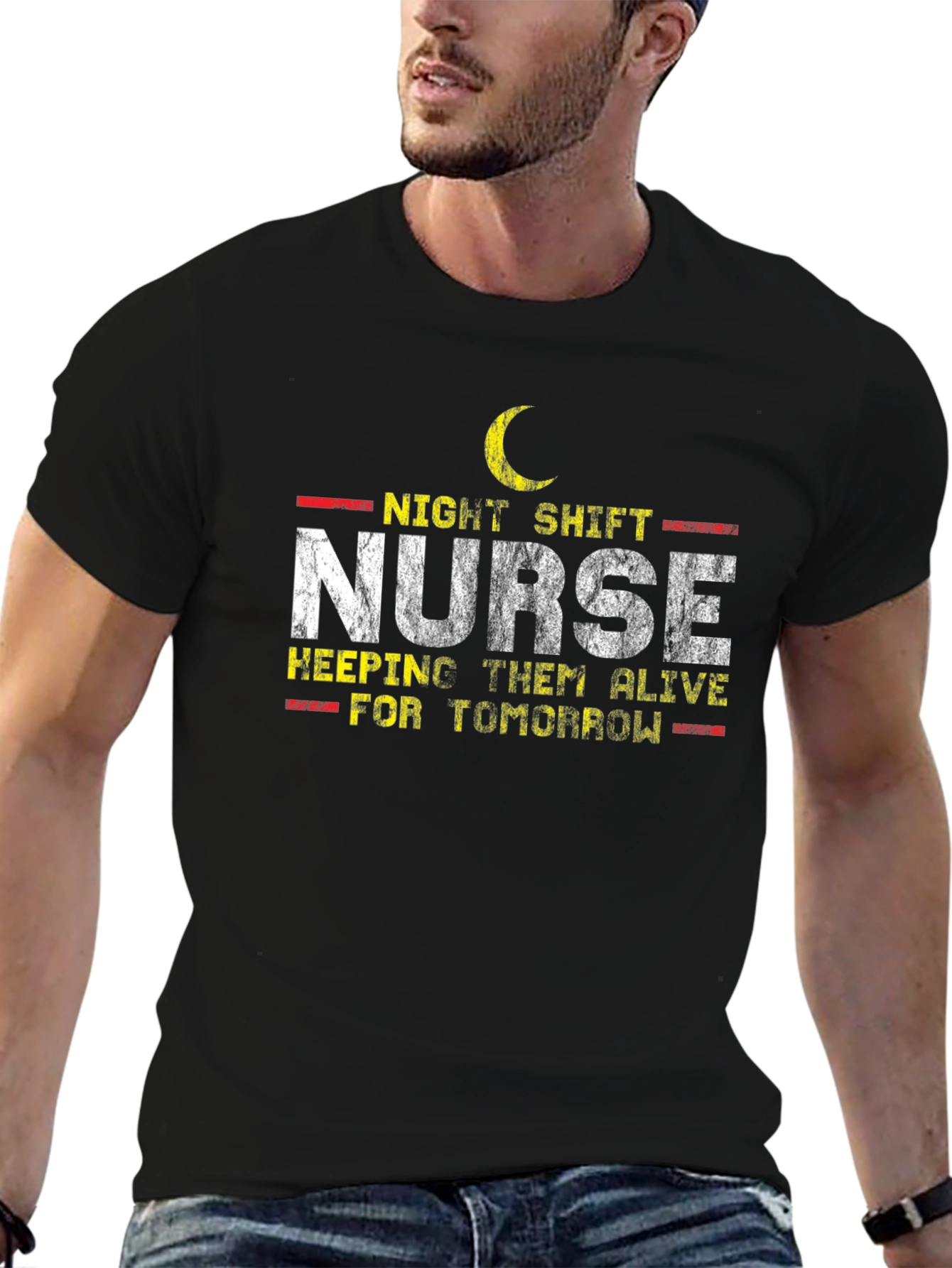 Night Shift Nurse T-Shirt - Keeping Them Alive!
