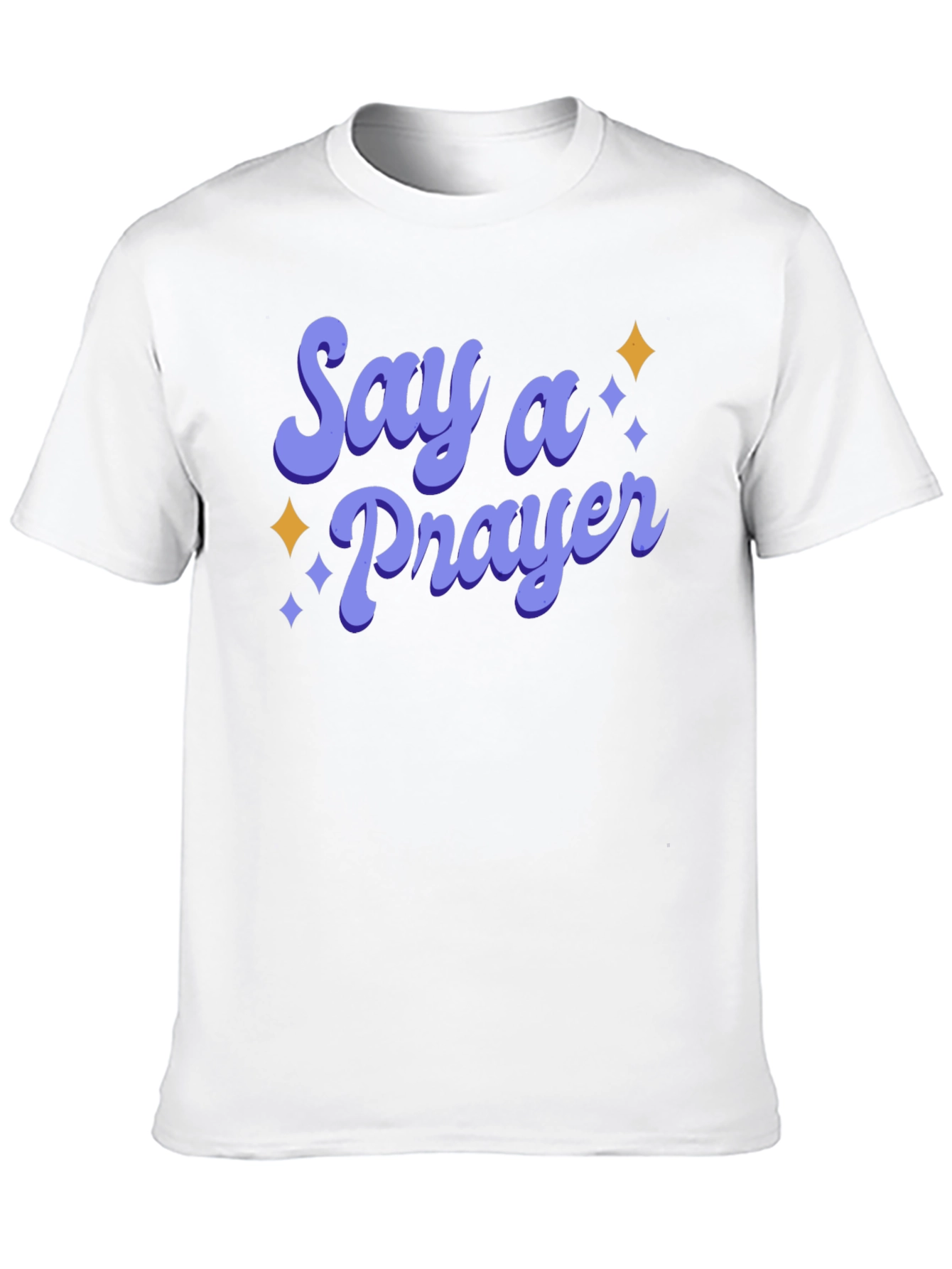 Say A Prayer Black Graphic Tee