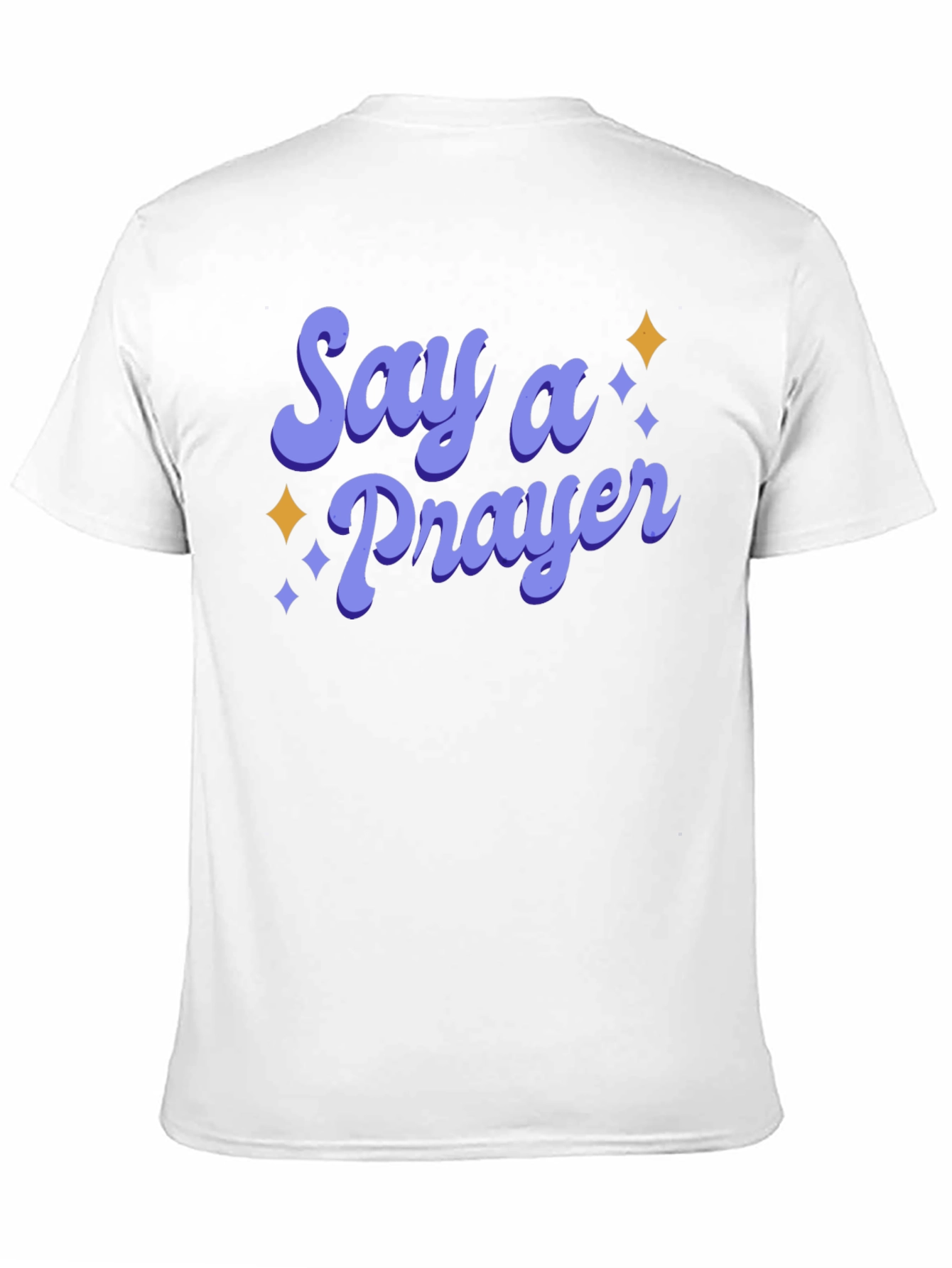 Say A Prayer Black Graphic Tee