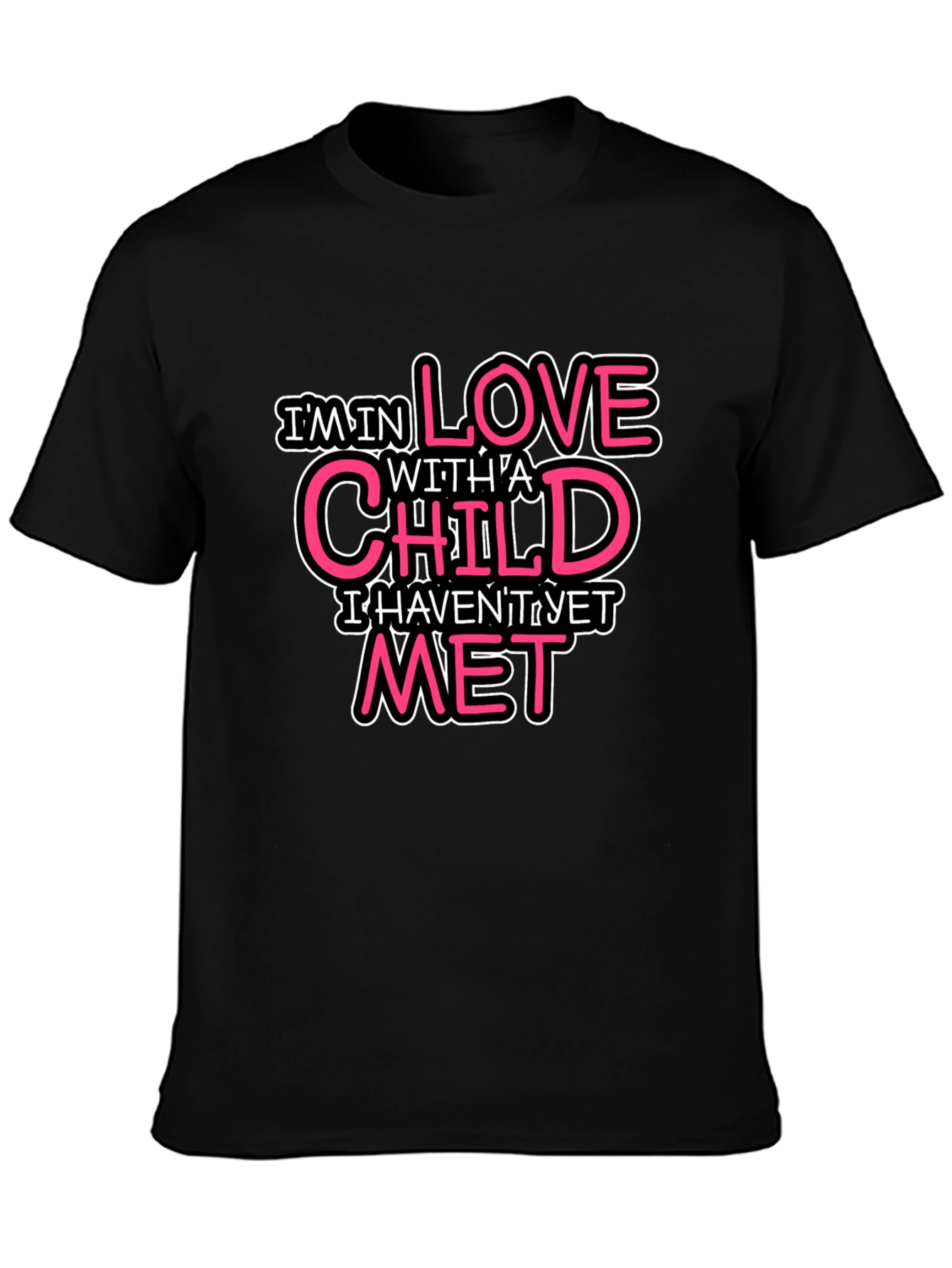 Love Child Black Graphic T-Shirt