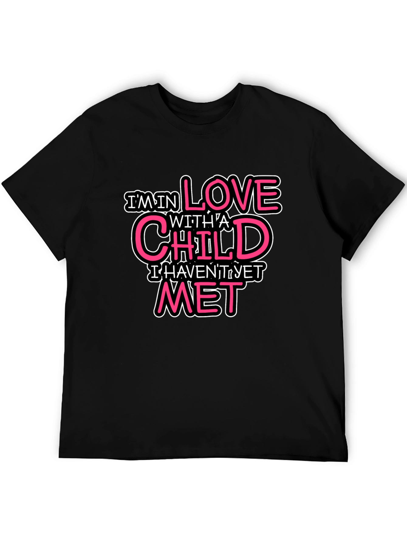 Love Child Black Graphic T-Shirt