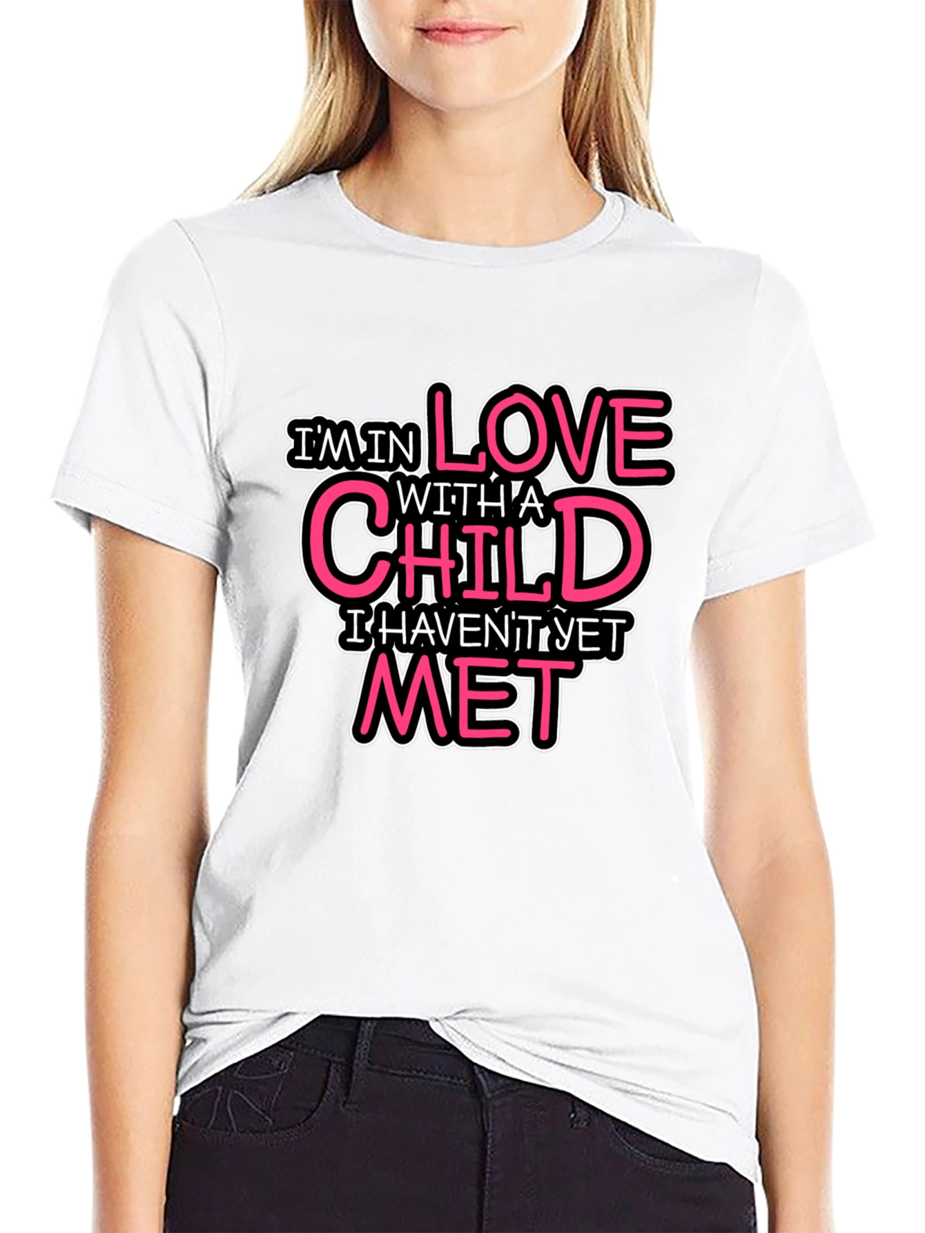 Love Child Black Graphic T-Shirt