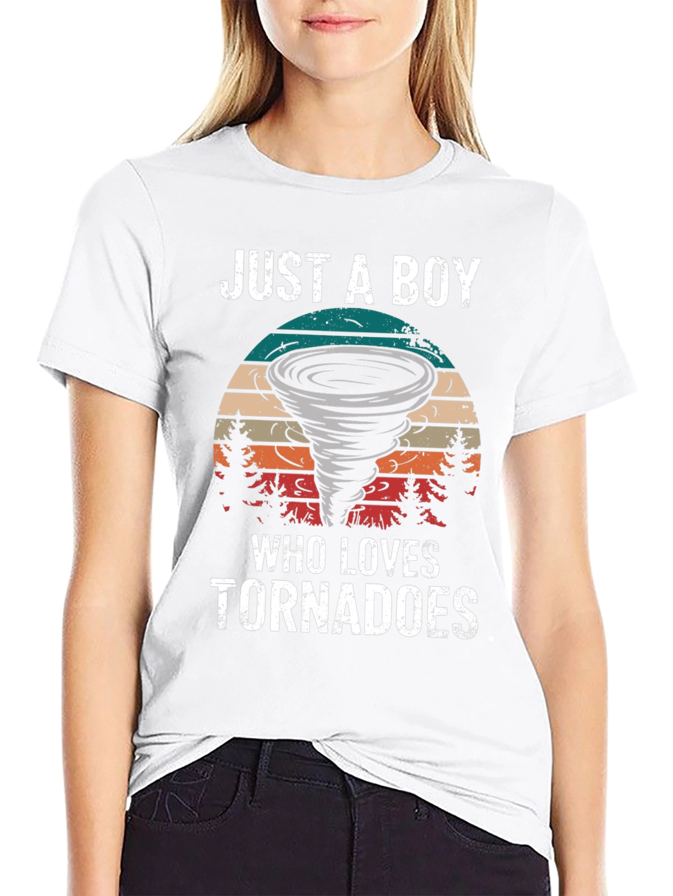 Just a Boy Who Loves Tornadoes T-Shirt