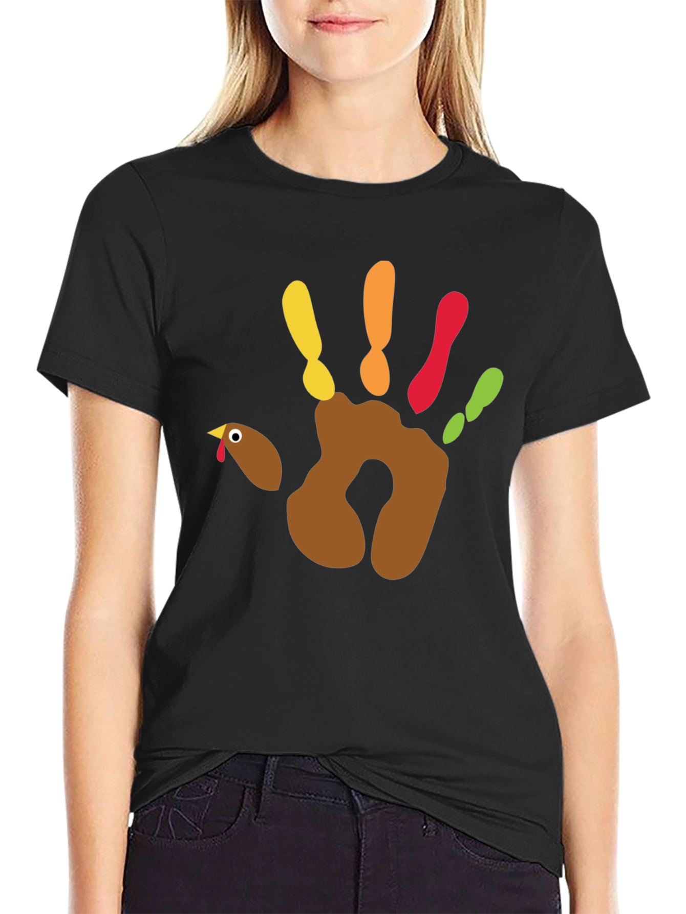 Thanksgiving Turkey Handprint T-Shirt