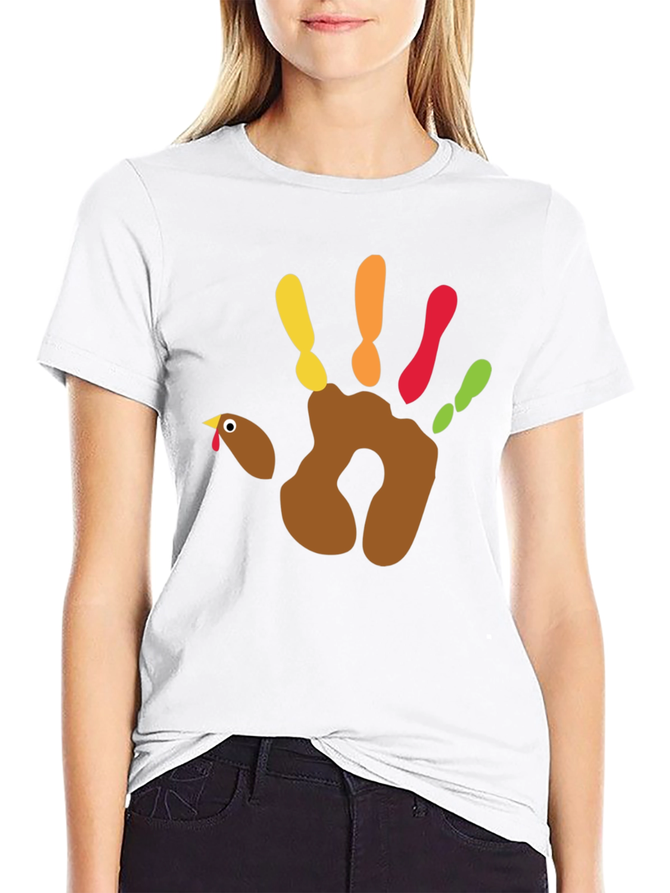 Thanksgiving Turkey Handprint T-Shirt