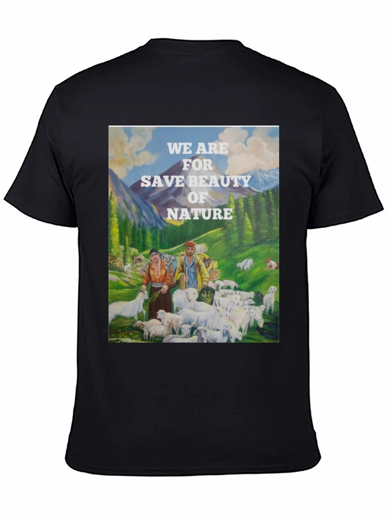 Nature Beauty Save Art Graphic Tee