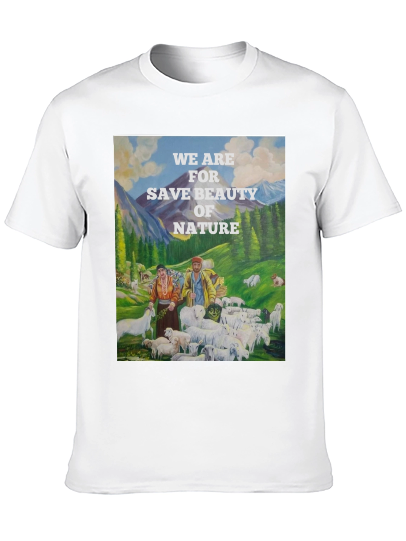 Nature Beauty Save Art Graphic Tee