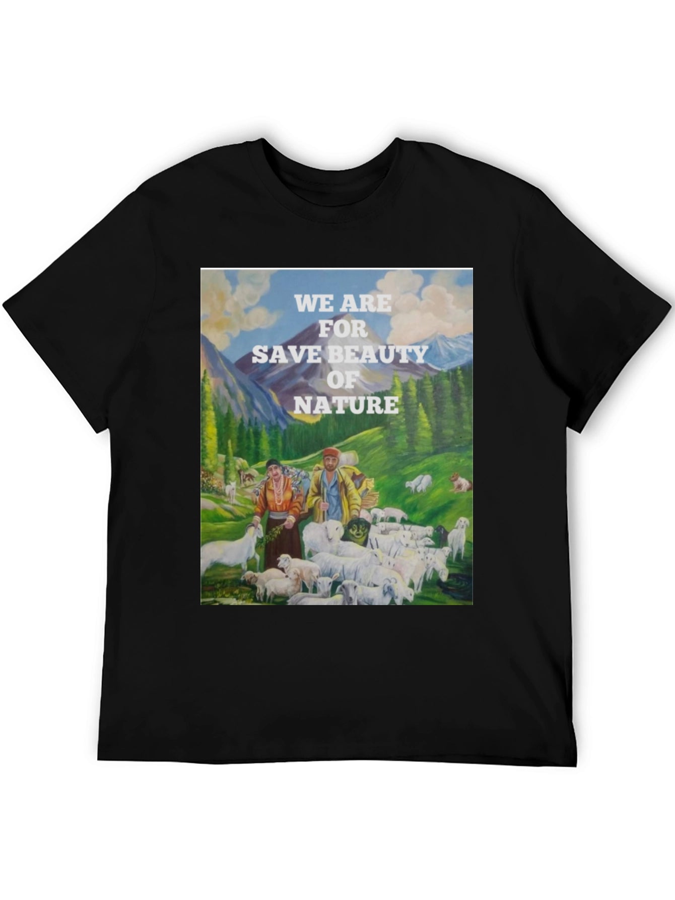 Nature Beauty Save Art Graphic Tee