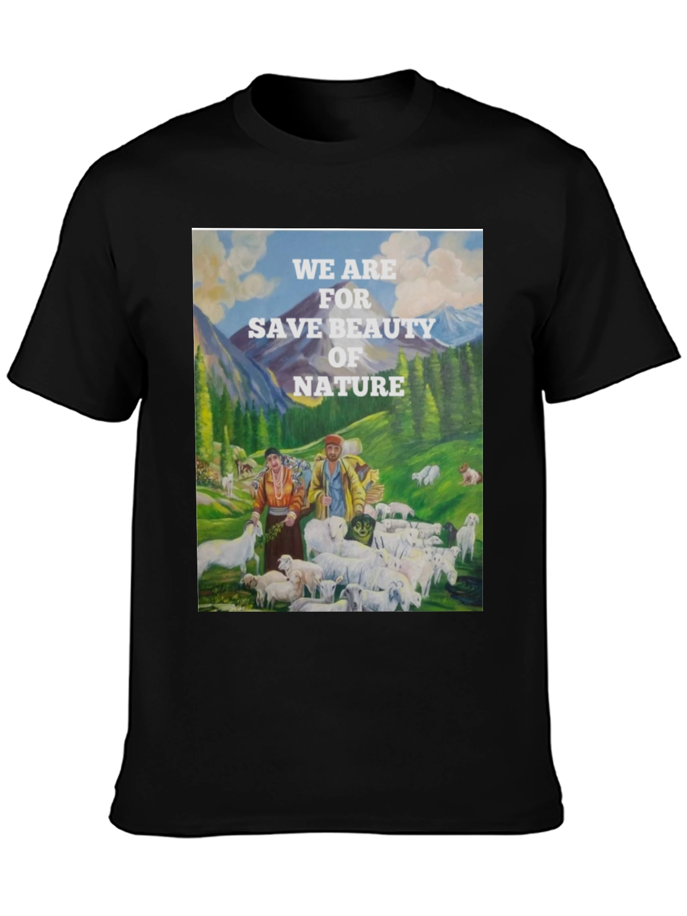 Nature Beauty Save Art Graphic Tee