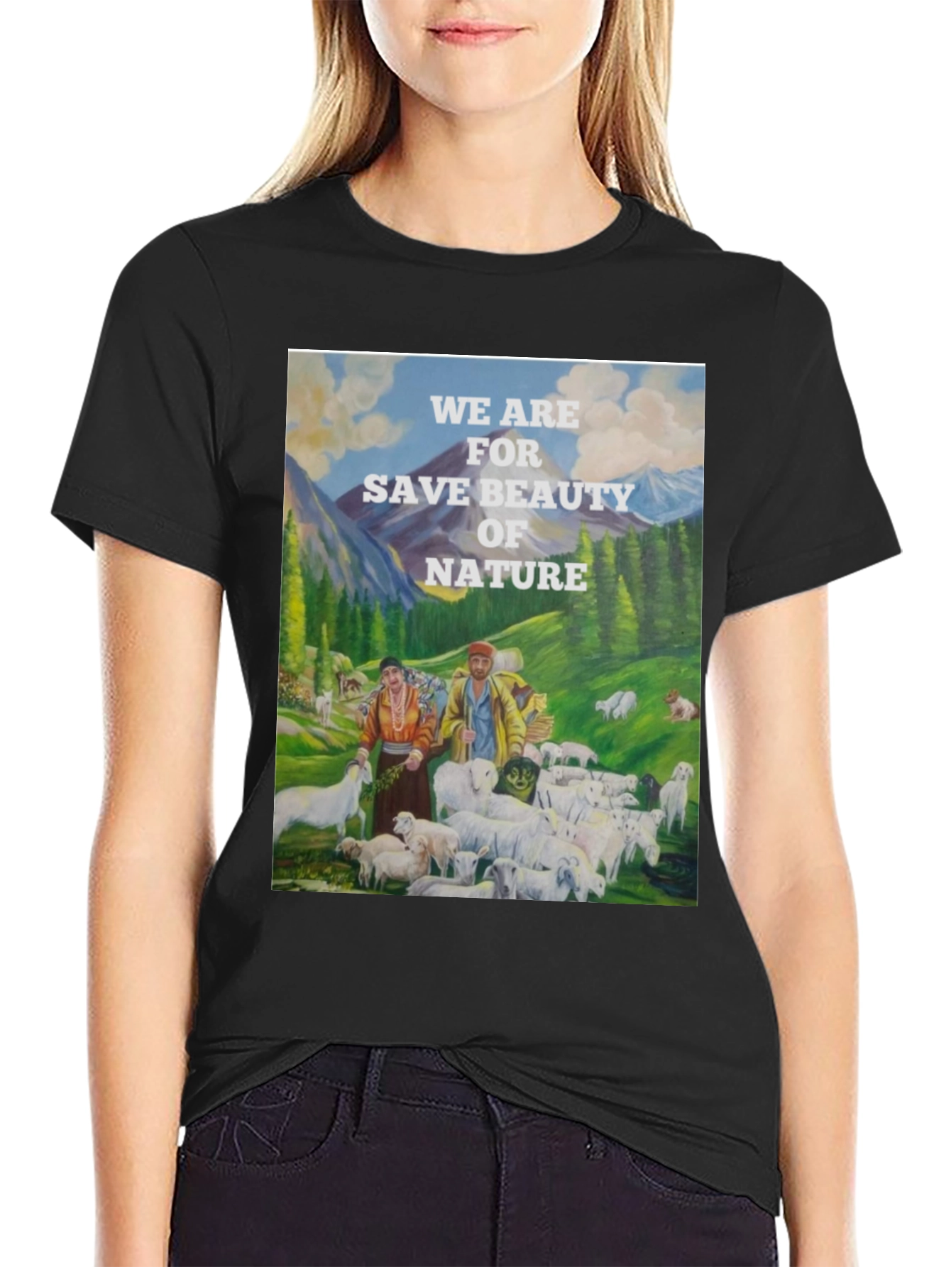 Nature Beauty Save Art Graphic Tee