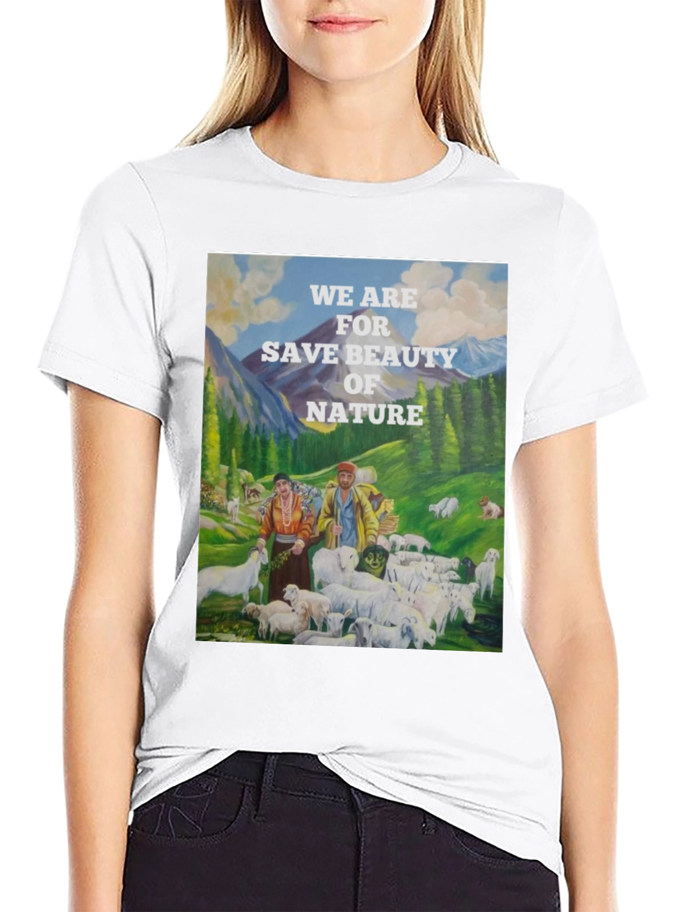 Nature Beauty Save Art Graphic Tee
