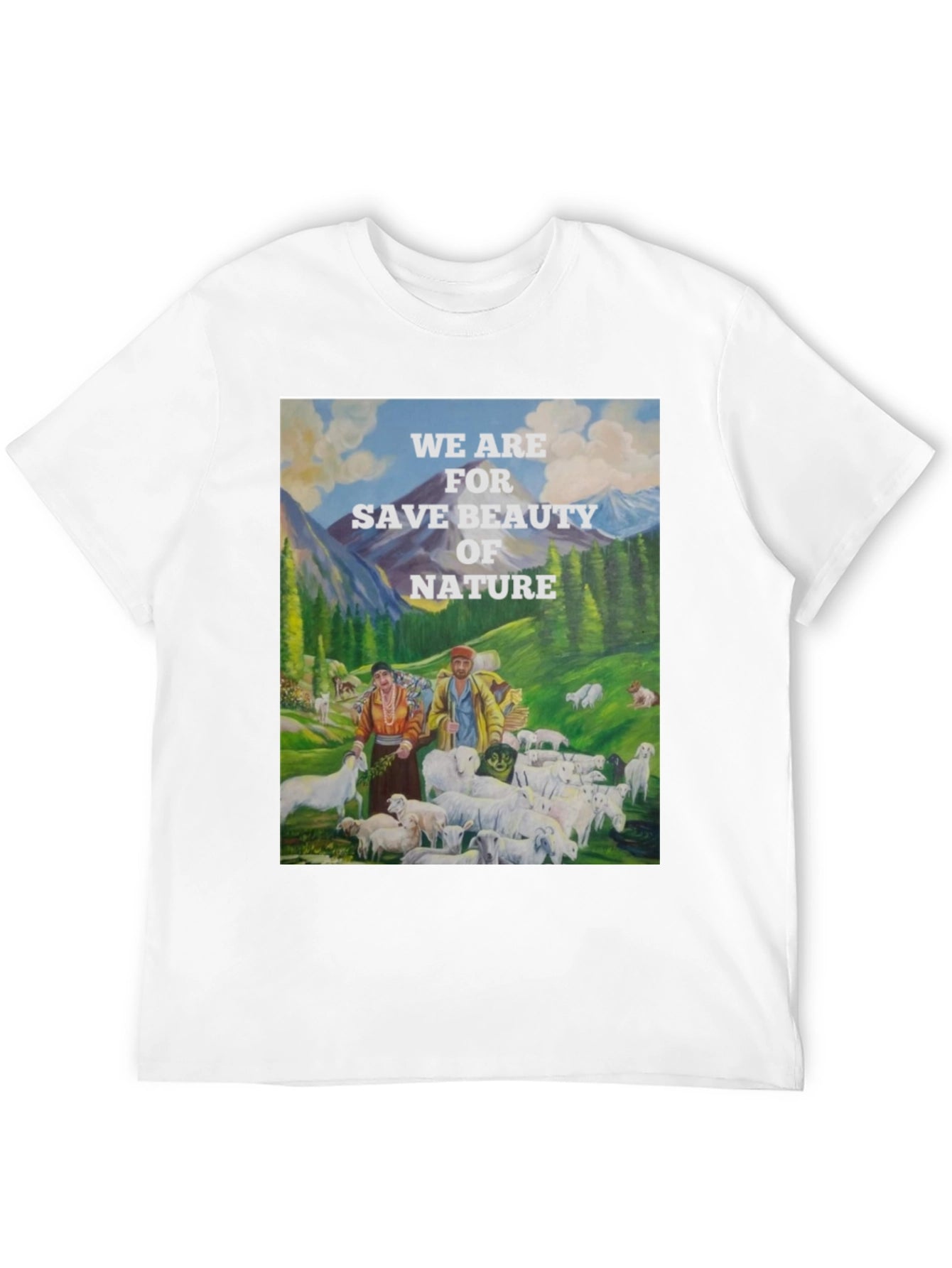 Nature Beauty Save Art Graphic Tee