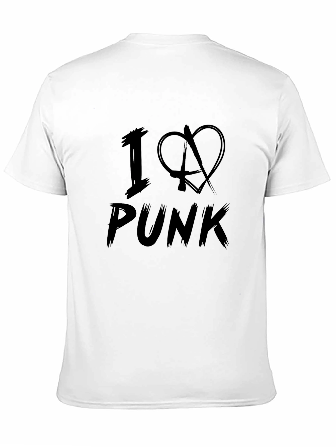 I Love Punk Black T-Shirt