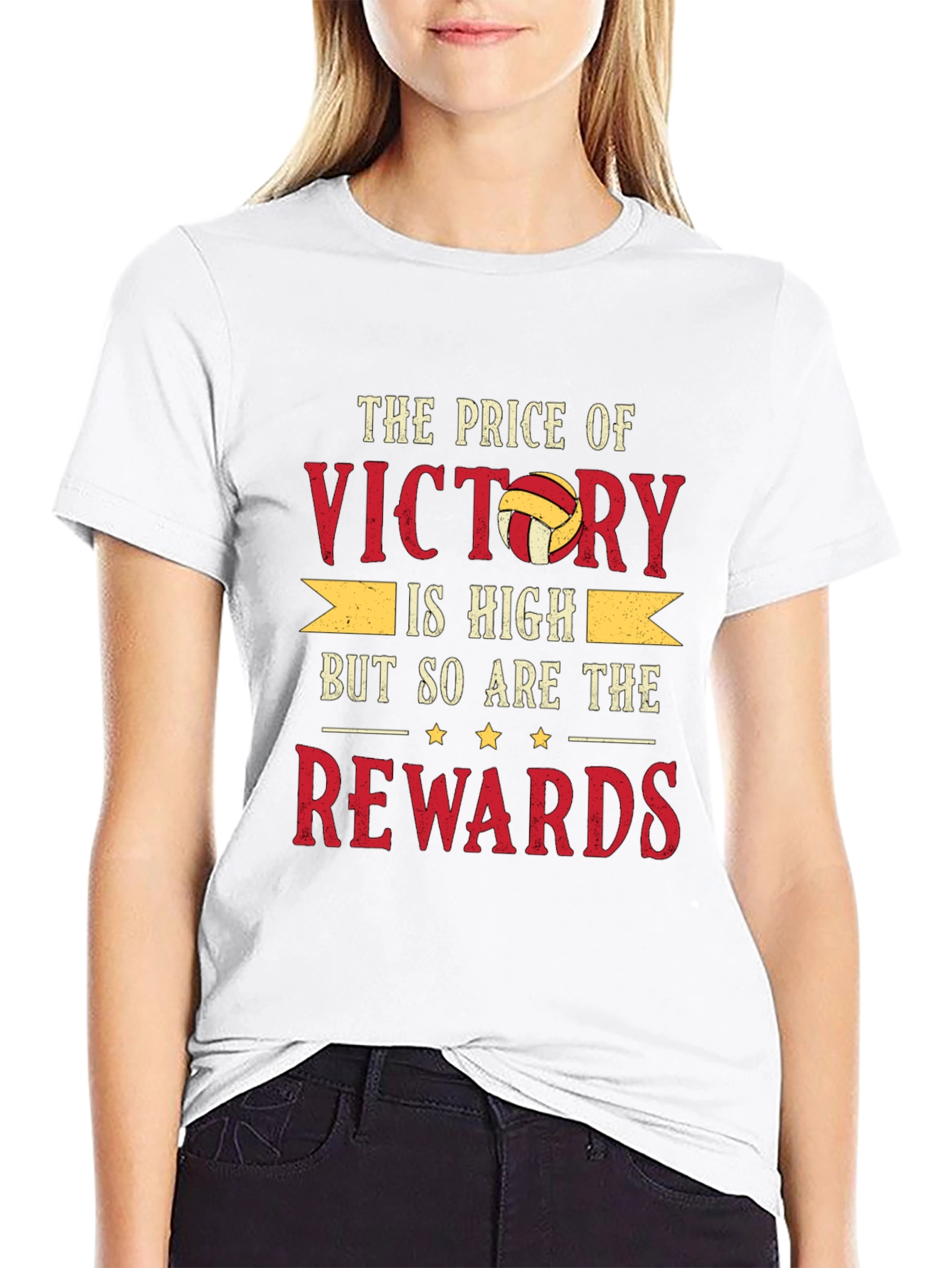 Victory Volleyball Graphic Tee - Rewards