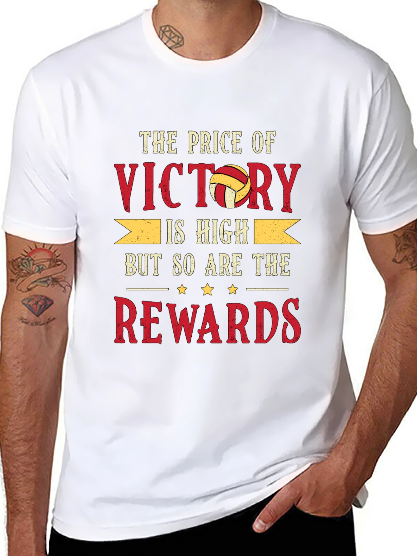 Victory Volleyball Graphic Tee - Rewards