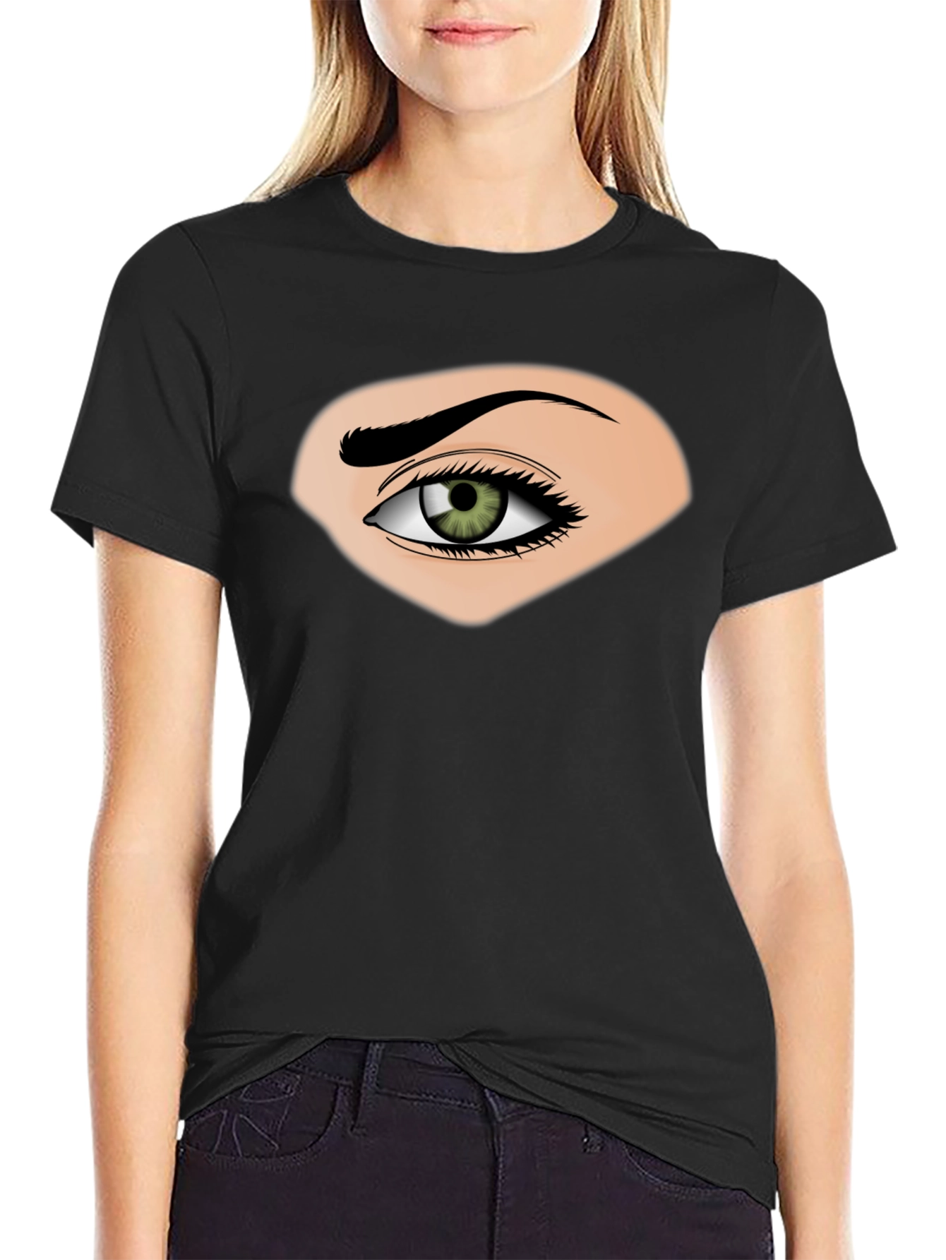 Eye Graphic Black T-Shirt