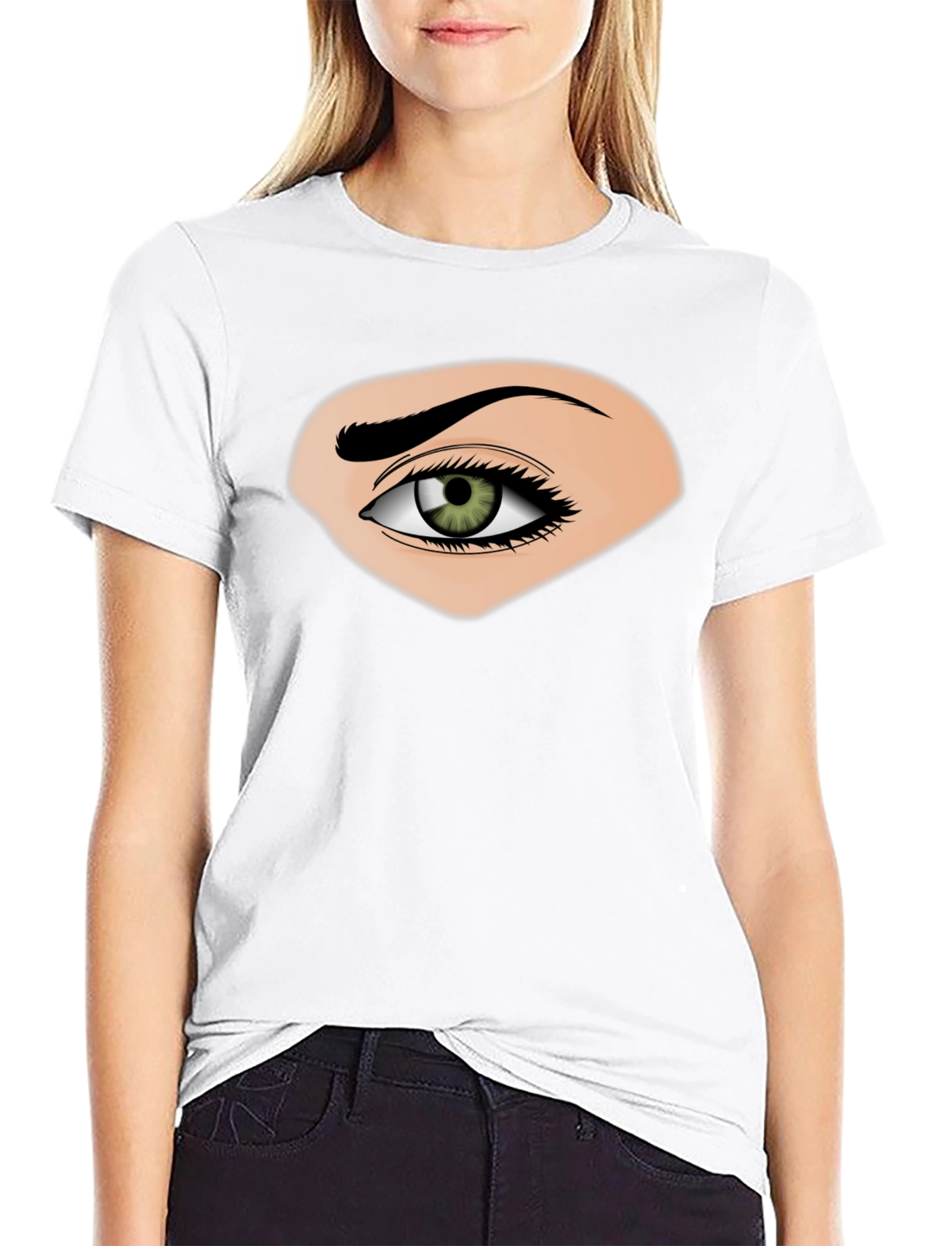 Eye Graphic Black T-Shirt