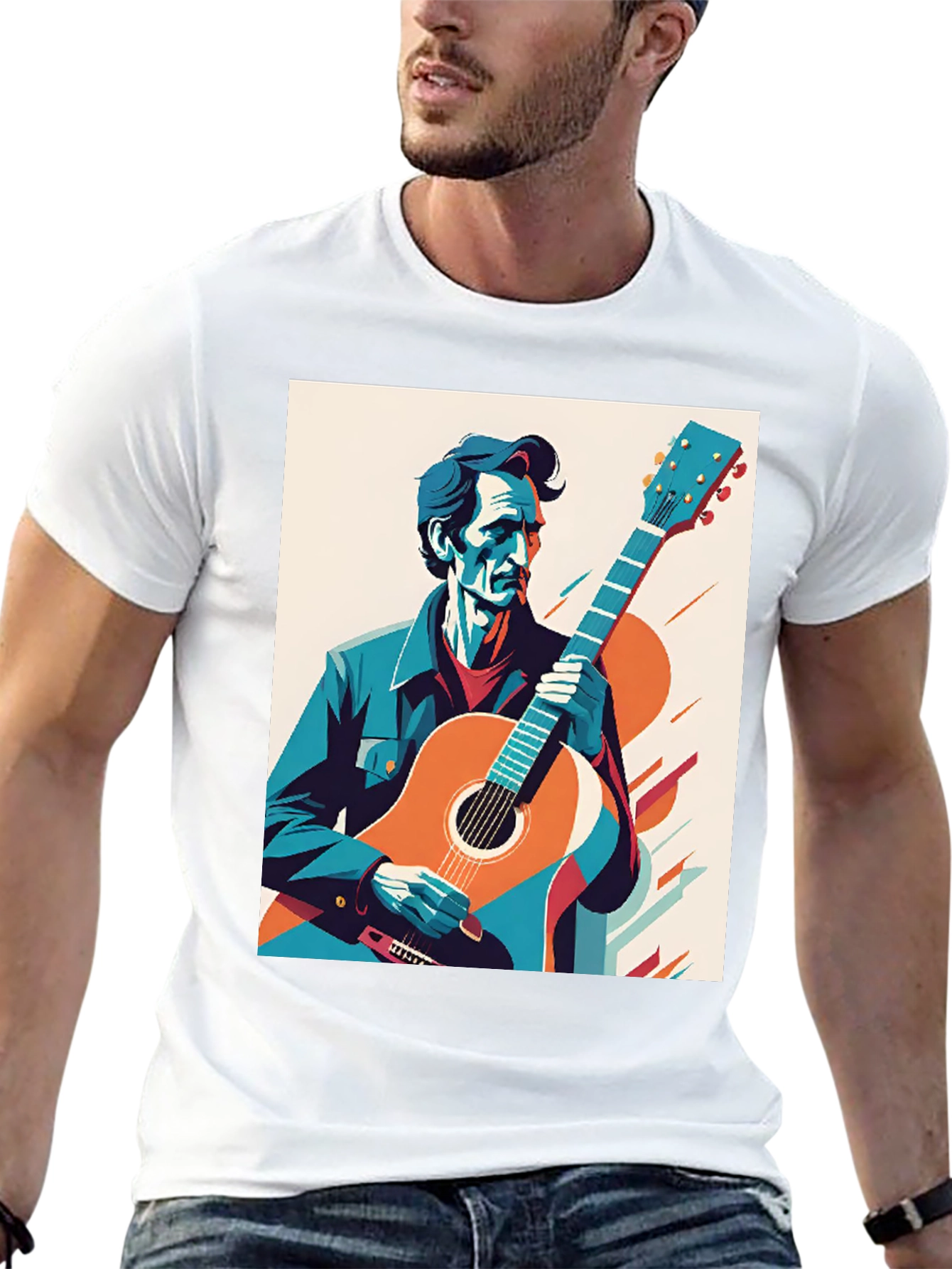 Guitar Man Graphic Tee