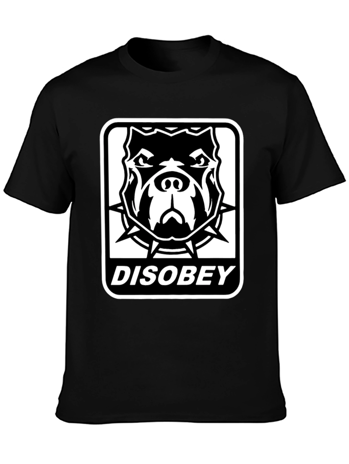 Disobey Pitbull Graphic Tee - Bold Streetwear Style
