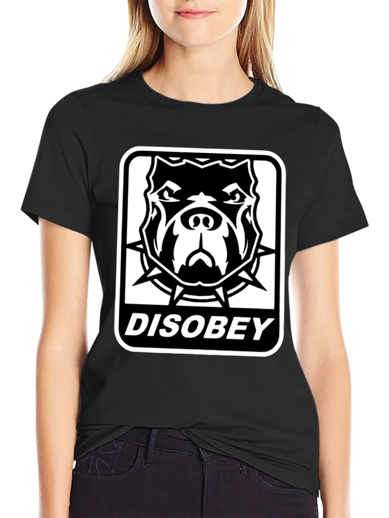 Disobey Pitbull Graphic Tee - Bold Streetwear Style