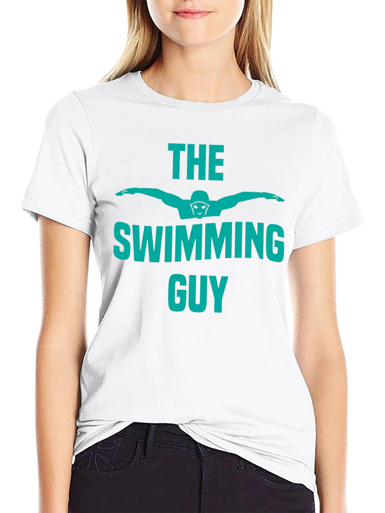 The Swimming Guy T-Shirt: Cool Swimmer Design