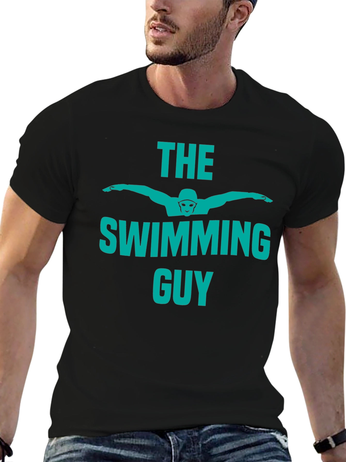 The Swimming Guy T-Shirt: Cool Swimmer Design